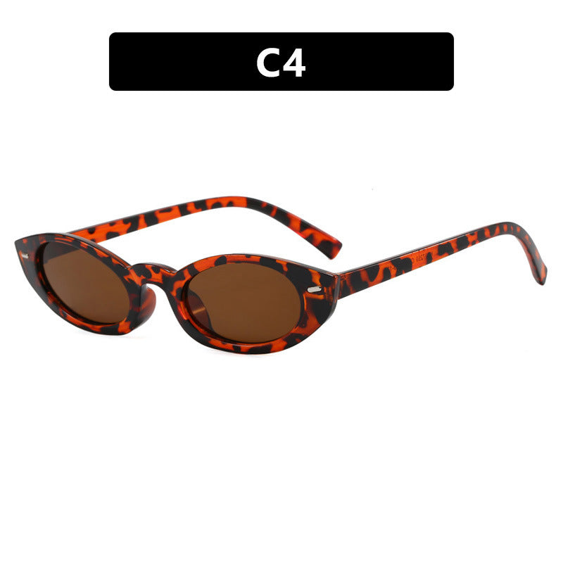 Damen Cat-Eye Sonnenbrille mit modernem transparentem Rahmen Brehn