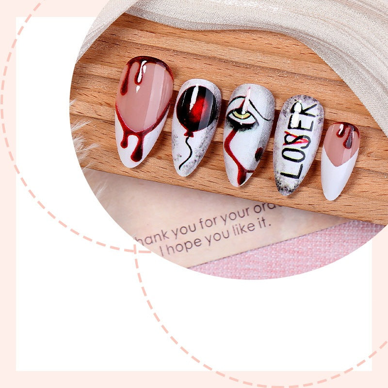 Kreatives Halloween Kunstnagelset Brehn