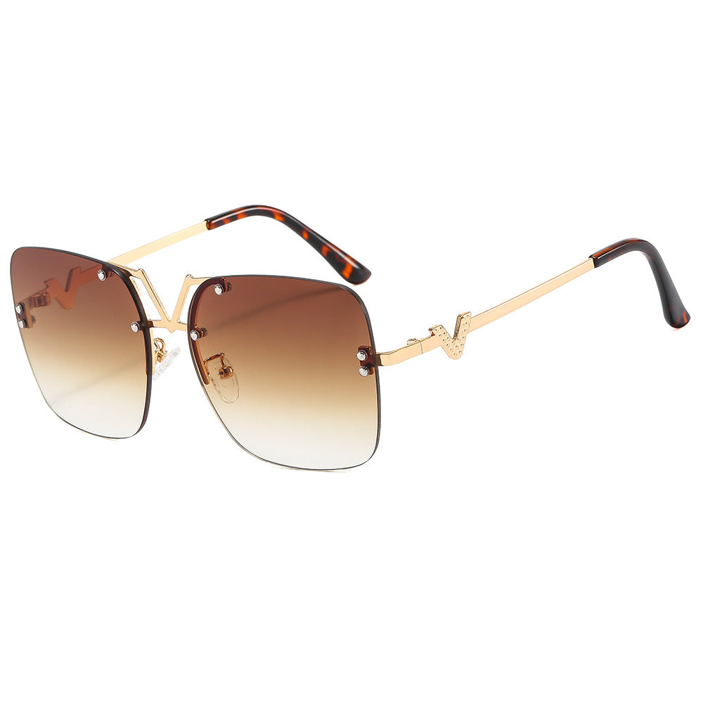 Damen modische Sonnenbrille im stilvollen quadratischen Design Brehn