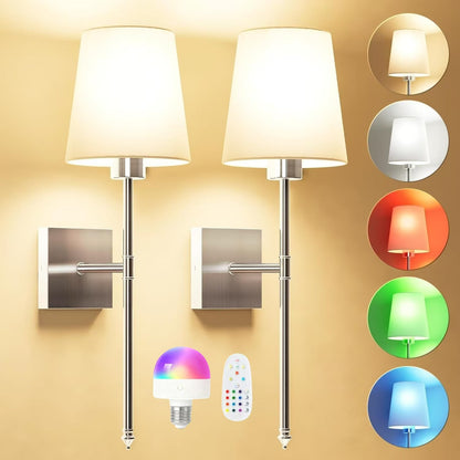 Verstellbare Smart LED Wandleuchten