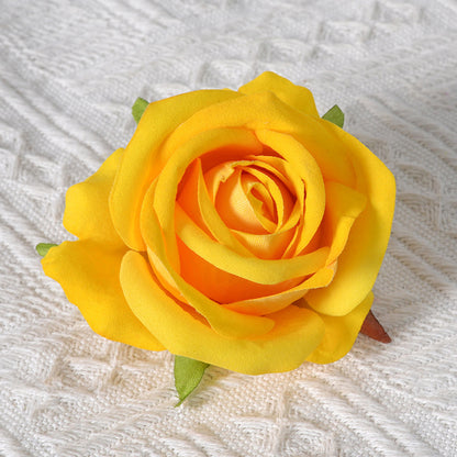 Dekorativer Samt Rose Pins Brosche