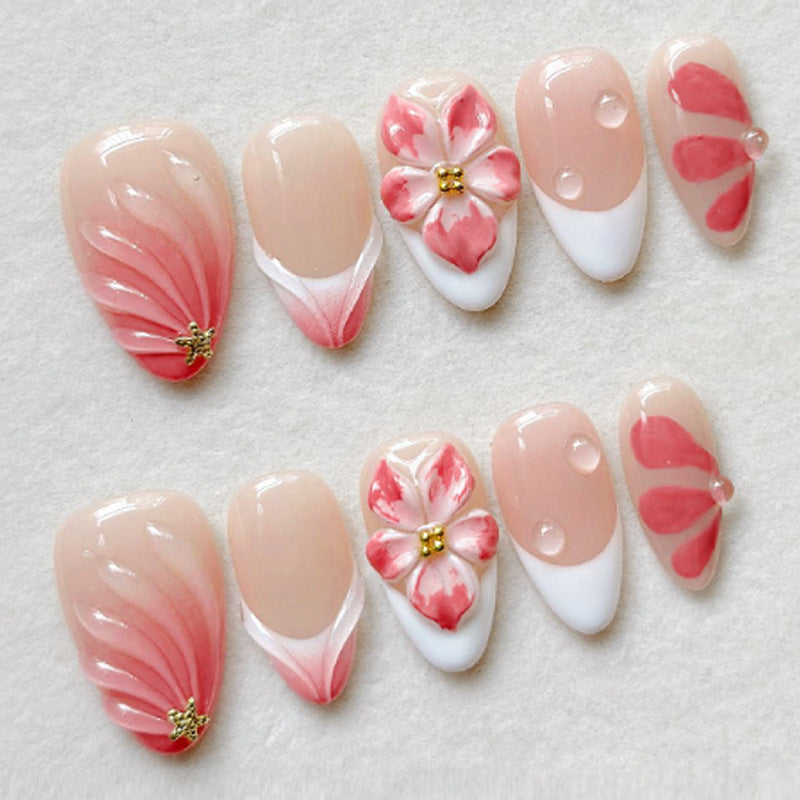 Floral Nail Art Press-On Set Brehn