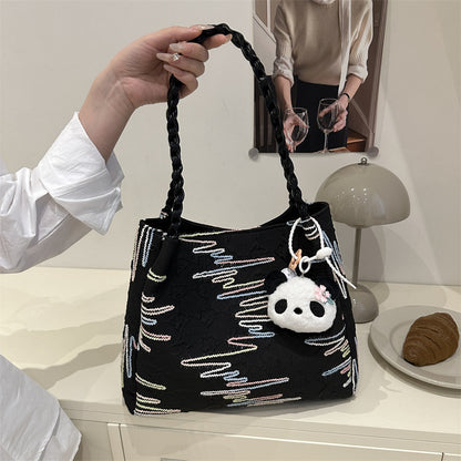 Gepolsterte dekorative Schultertasche Brehn