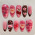 Kunstnagelset mit Botanischen Motiven Brehn