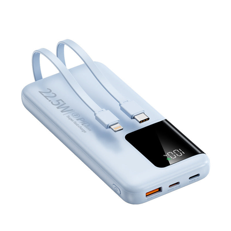 Powerbank mit dualen Schnellladeanschlüssen und digitaler Kapazitätsanzeige Brehn
