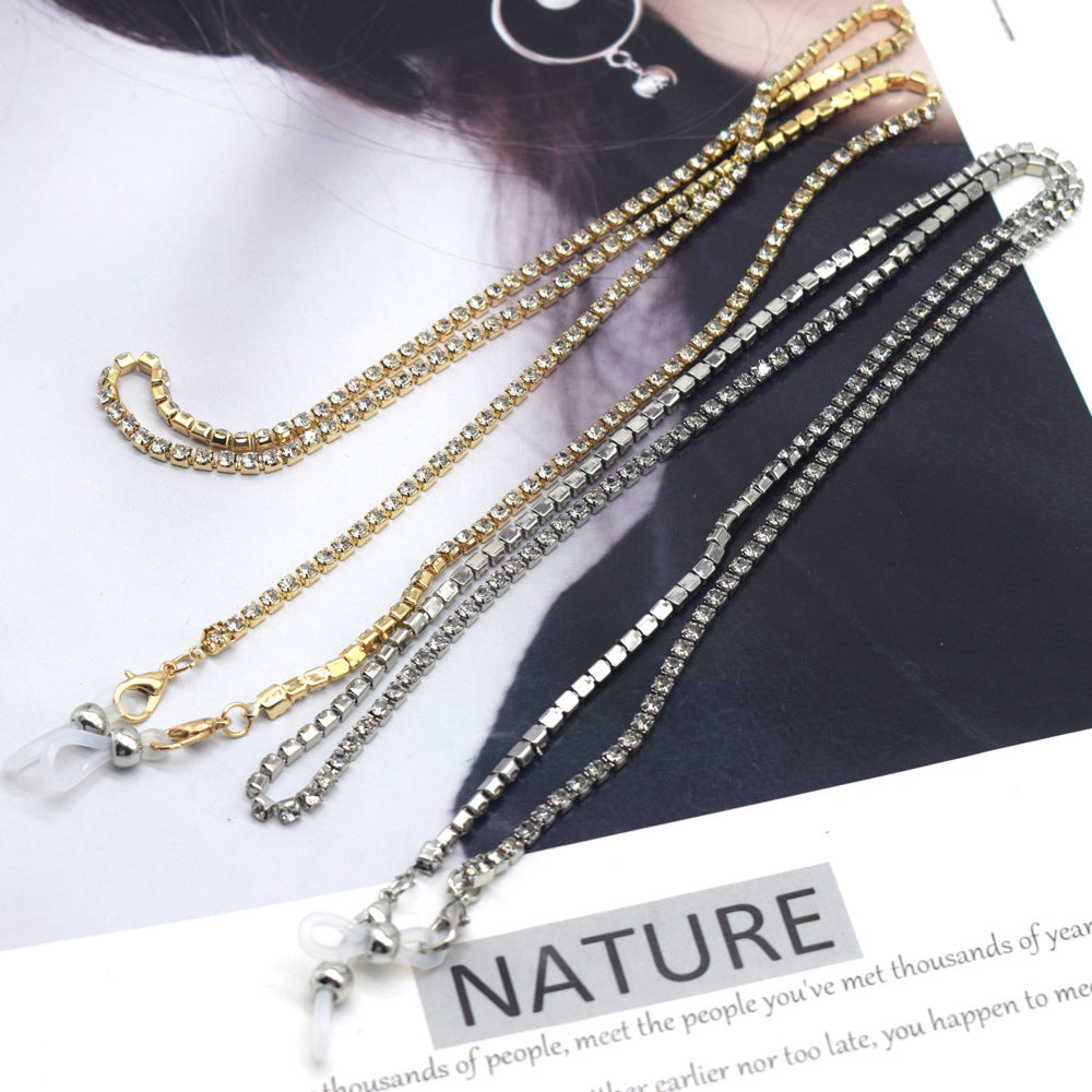 Elegante mit Strass verzierten Brillenketten Brehn