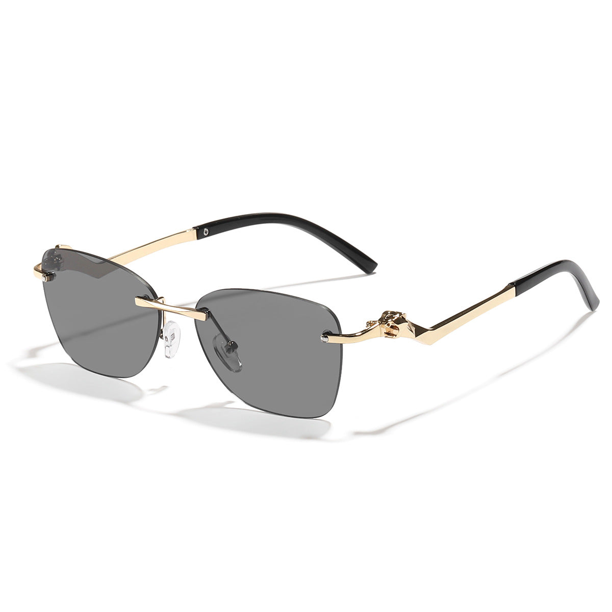 Damen modische Sonnenbrille mit stilvollen geometrischen Akzenten Brehn
