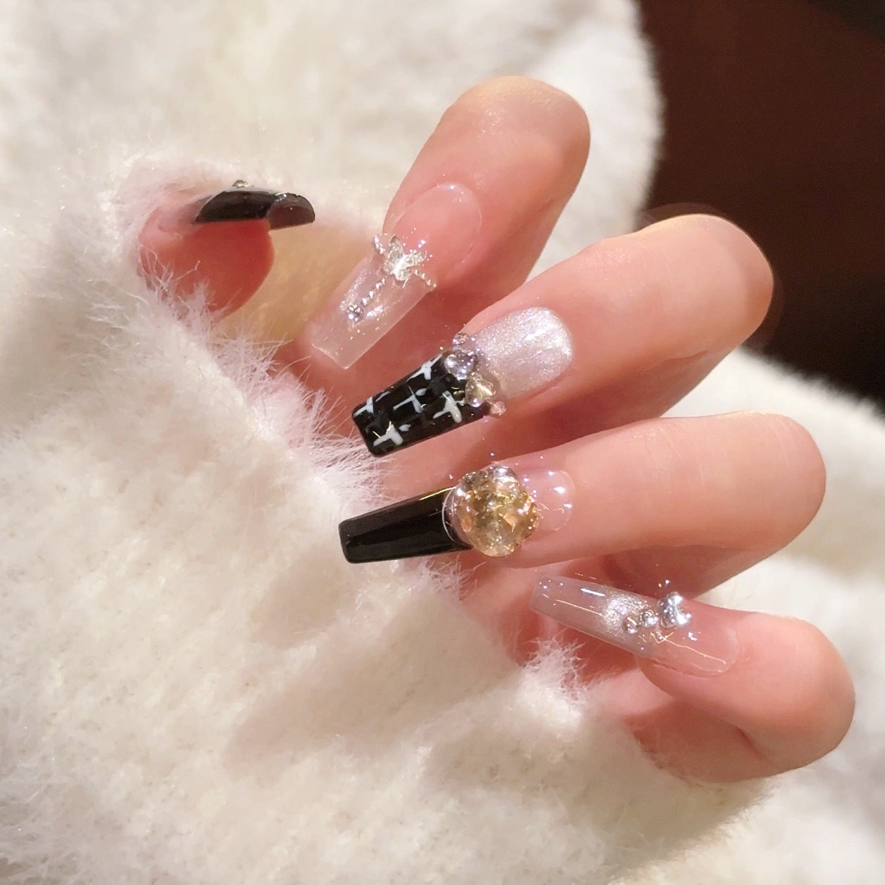 Trendy Acryl Press-On Nagelverlängerungen Brehn