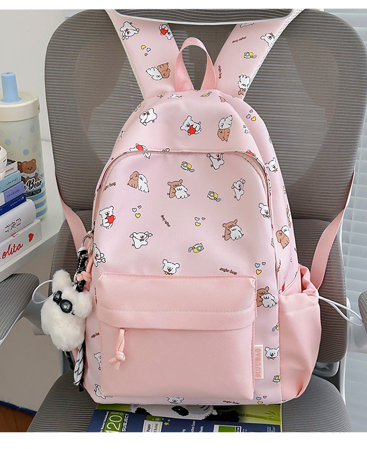 Niedlicher cartoon-themed Schulrucksack
