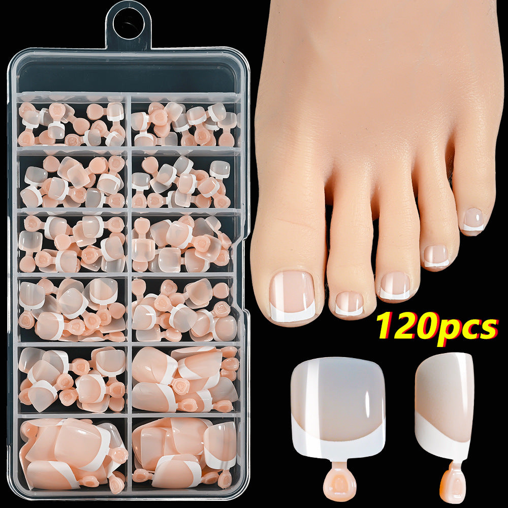 French Tip Gel Fußnagel Set Brehn