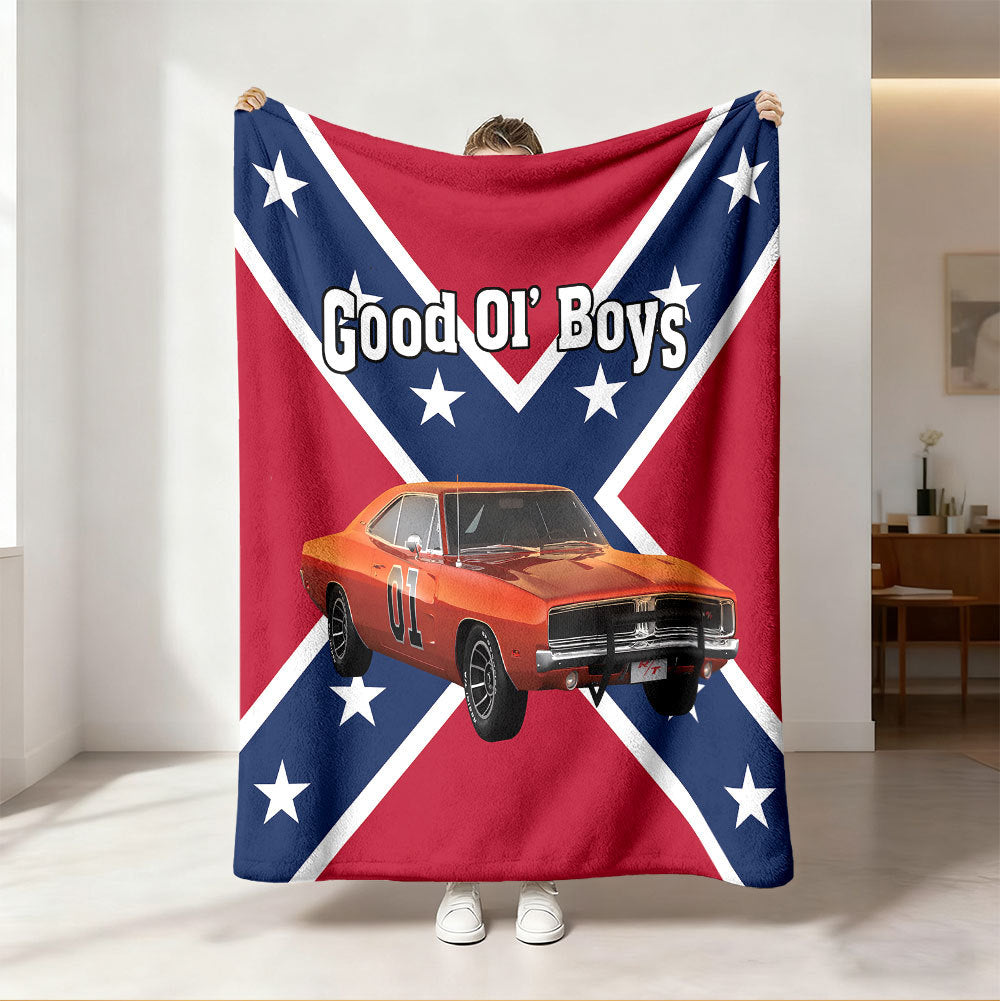Monster-Truck-Themen-Fleecepullover