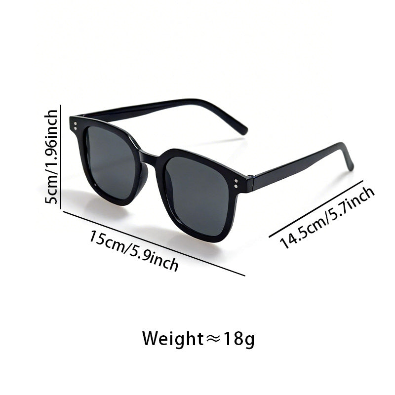 Moderne Übergrößen Quadratische Sonnenbrille Brehn