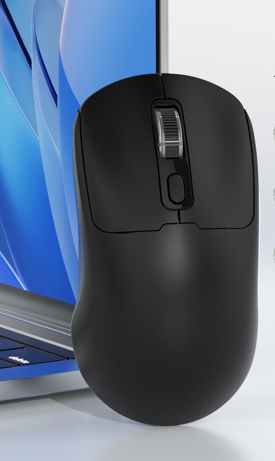Drahtlose Dual-Mode Wiederaufladbare Ergonomische Maus Brehn