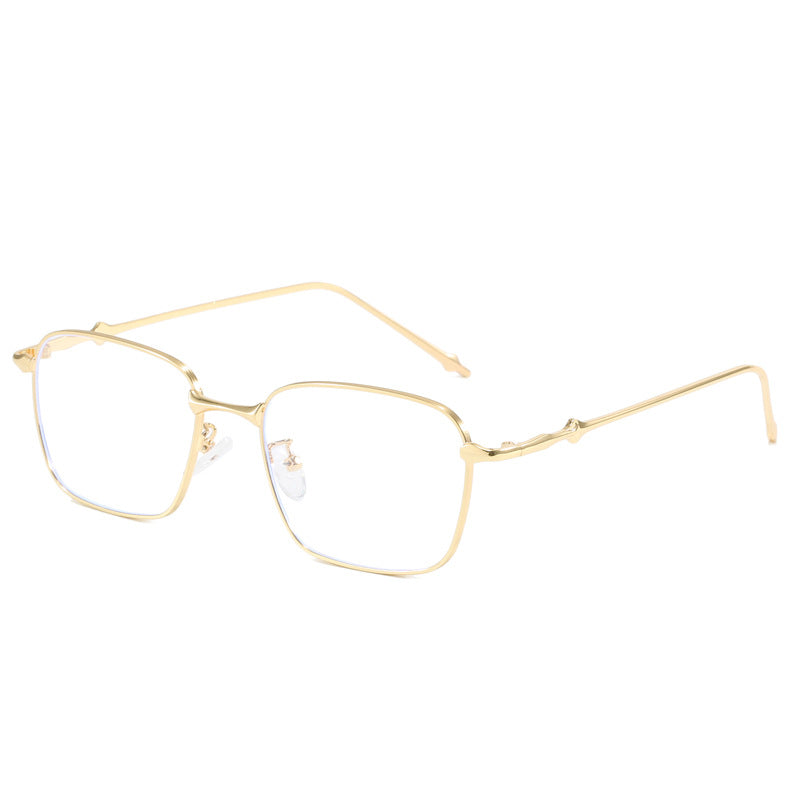 Damen elegante quadratische Sonnenbrille mit hochwertigem Metallrahmen Brehn