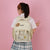 Rucksack mit Transparentem Fach und Verspieltem Design Brehn