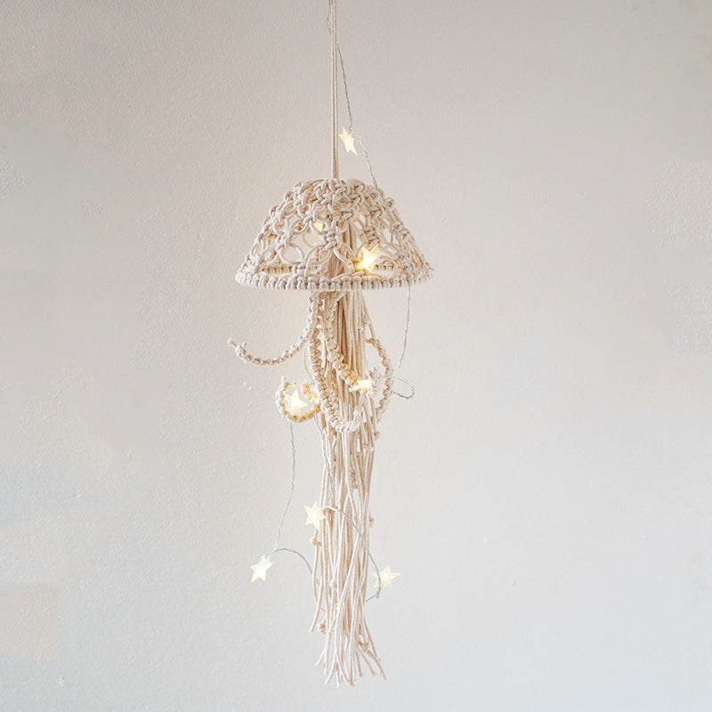 Dekorative Macramé Quallen Wandkunst Brehn