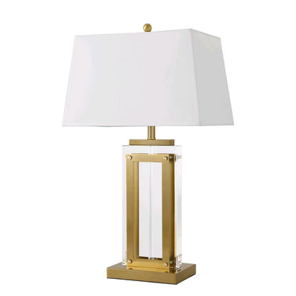 Elegante Tischlampe mit geometrischem Design