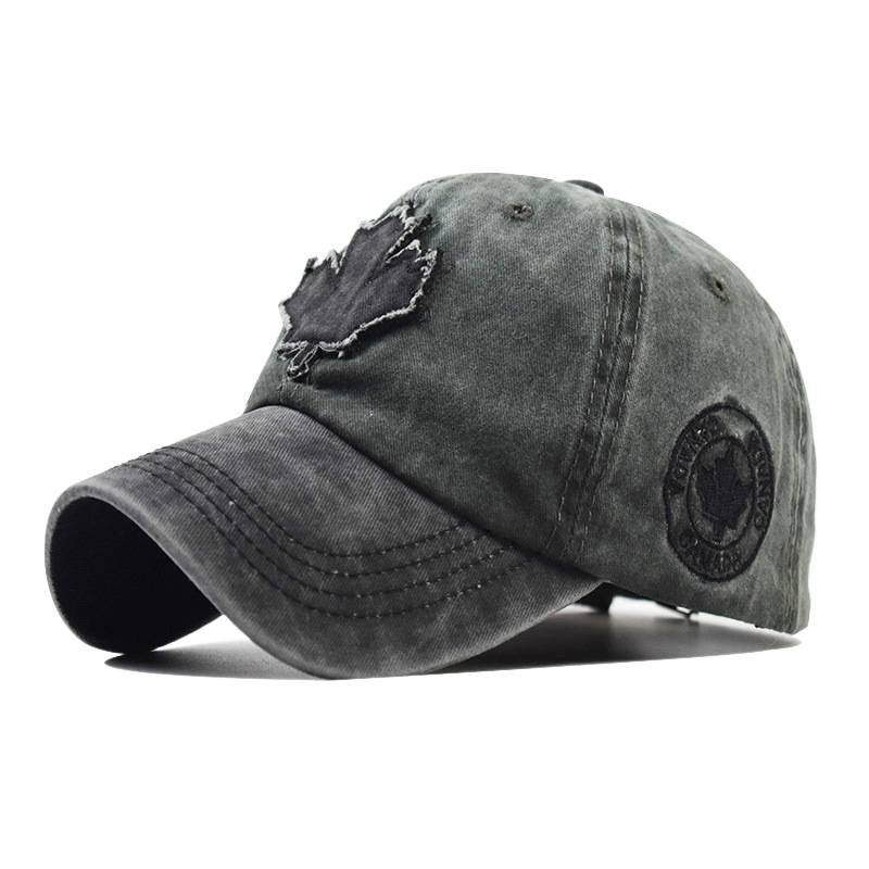 Damen Distressed Canvas Baseball Cap Brehn