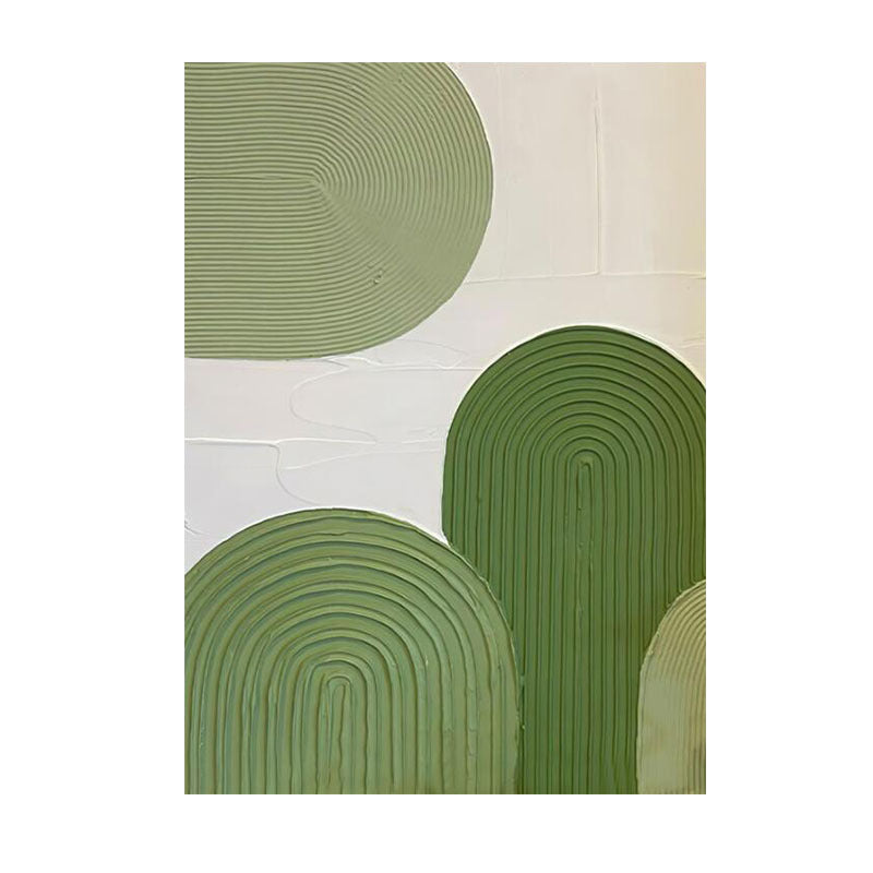Modern Texturiertes Landschaftsleinwand Kunstwerk
