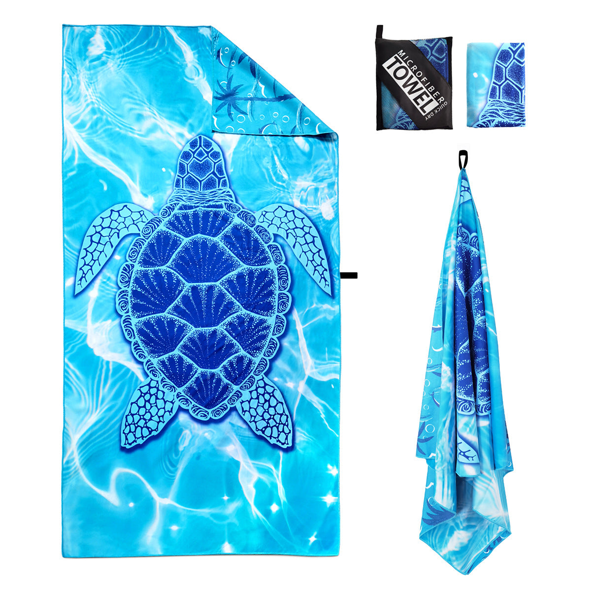 Strandtuch mit einzigartigem Meeresschildkröten-Design Brehn