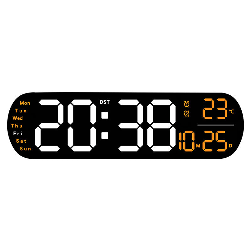 Digitaler LED-Wecker mit großem Display und Temperaturanzeige Brehn