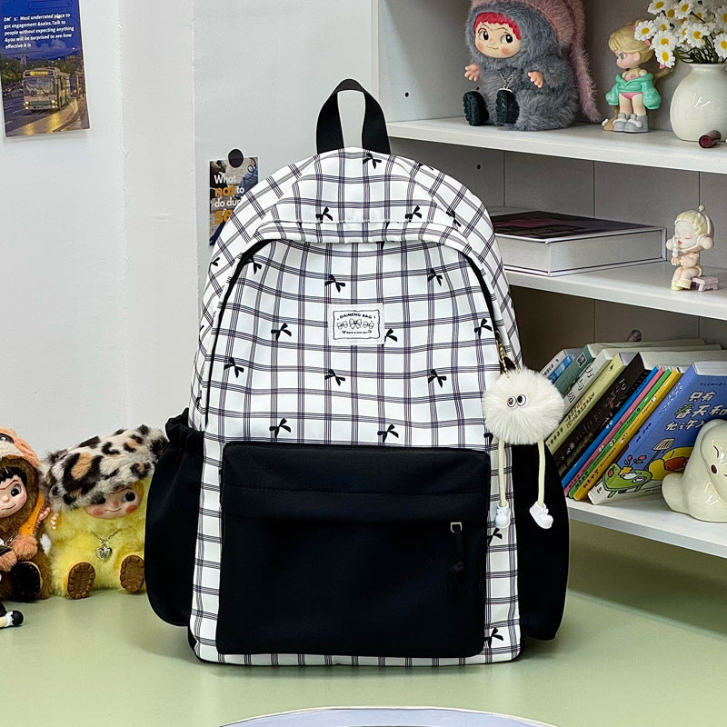 Stylischer kariert Rucksack