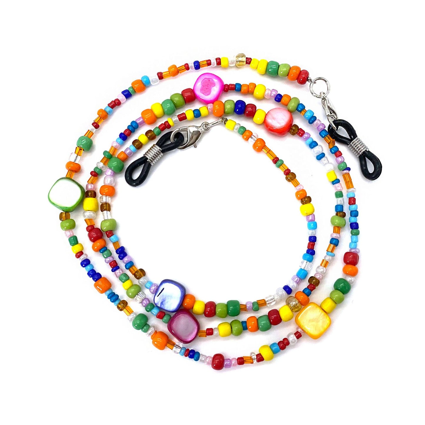 Bunte Perlen-Brillenhalterkette Brehn