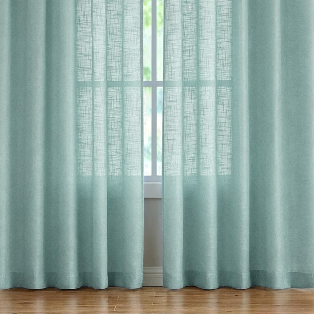 Durchsichtige Leinen-Fenstervorhänge Brehn