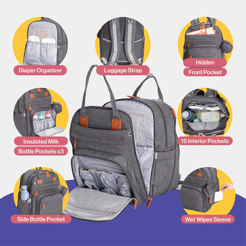 Multifunktionaler Laptop-Rucksack mit Organizer Brehn