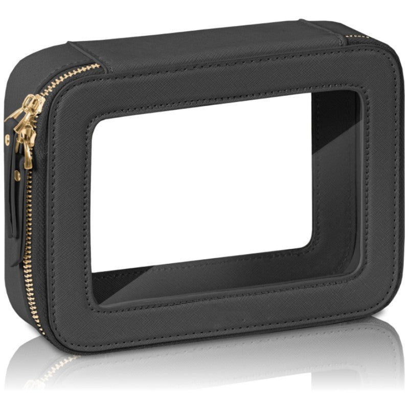 Kosmetik-Organizer Tasche mit Sichtfenster und Hochwertigem Reißverschluss Brehn