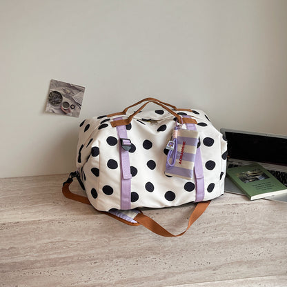 Stylische gepunktete Reisetasche Brehn