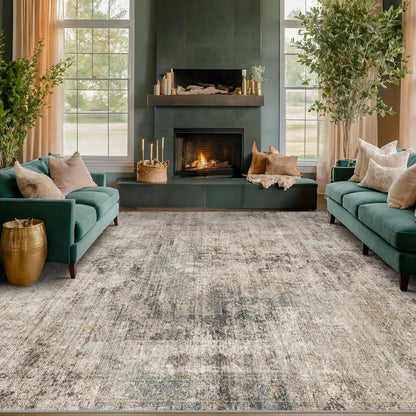 Vintage Inspiriert Abgenutzter Teppich