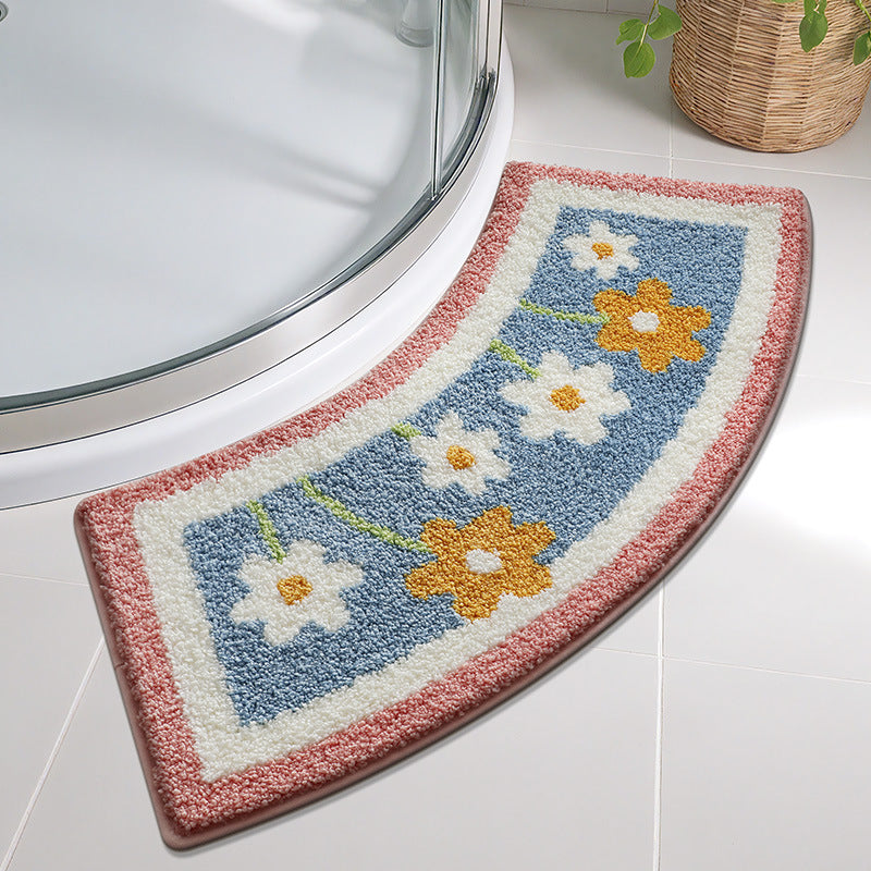 Blumen Design Memory Foam Badmatte Brehn