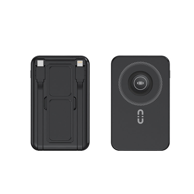 Tragbare Powerbank mit integrierter Standfunktion und schnellem Ladesystem Brehn