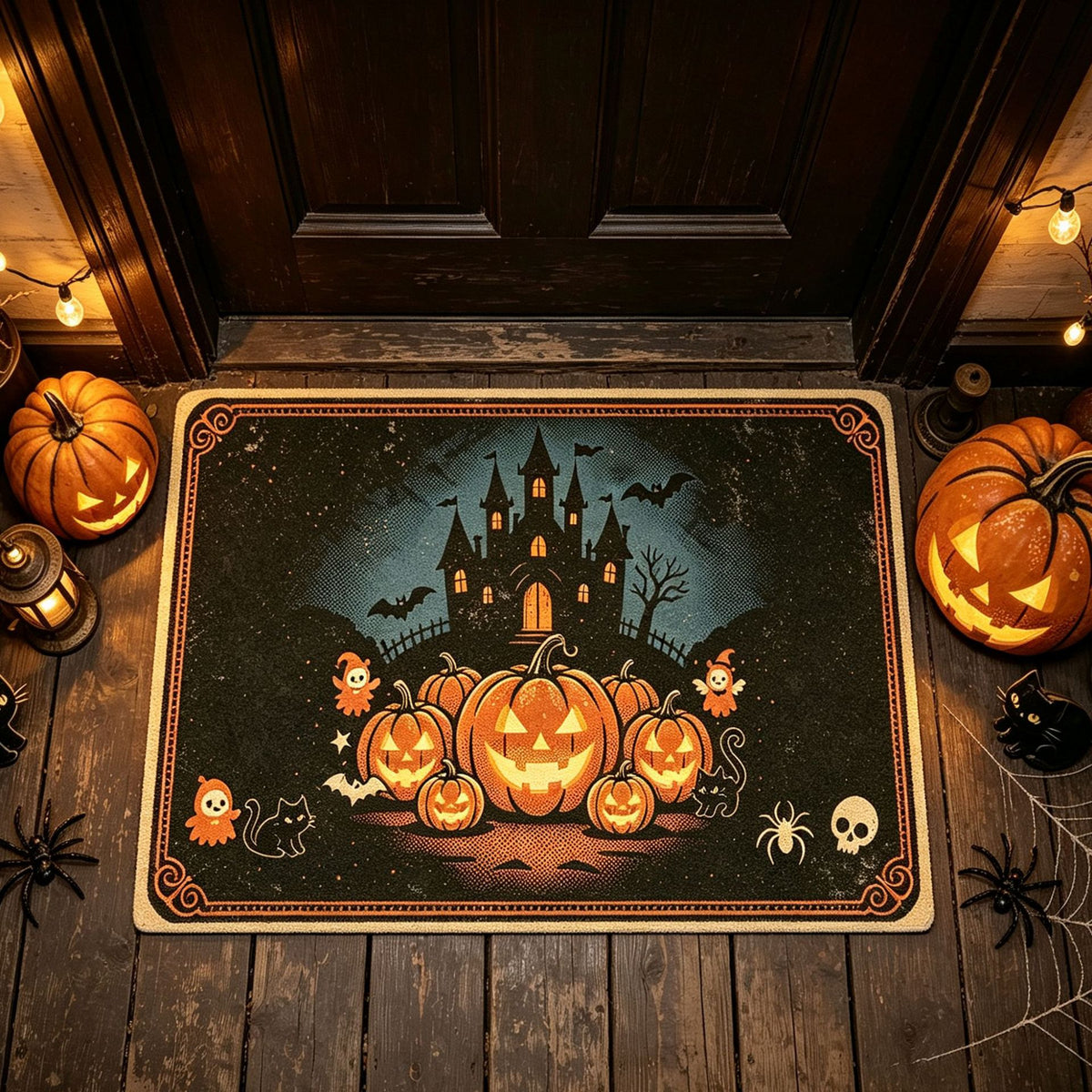 Halloween-Themen-Türmatte