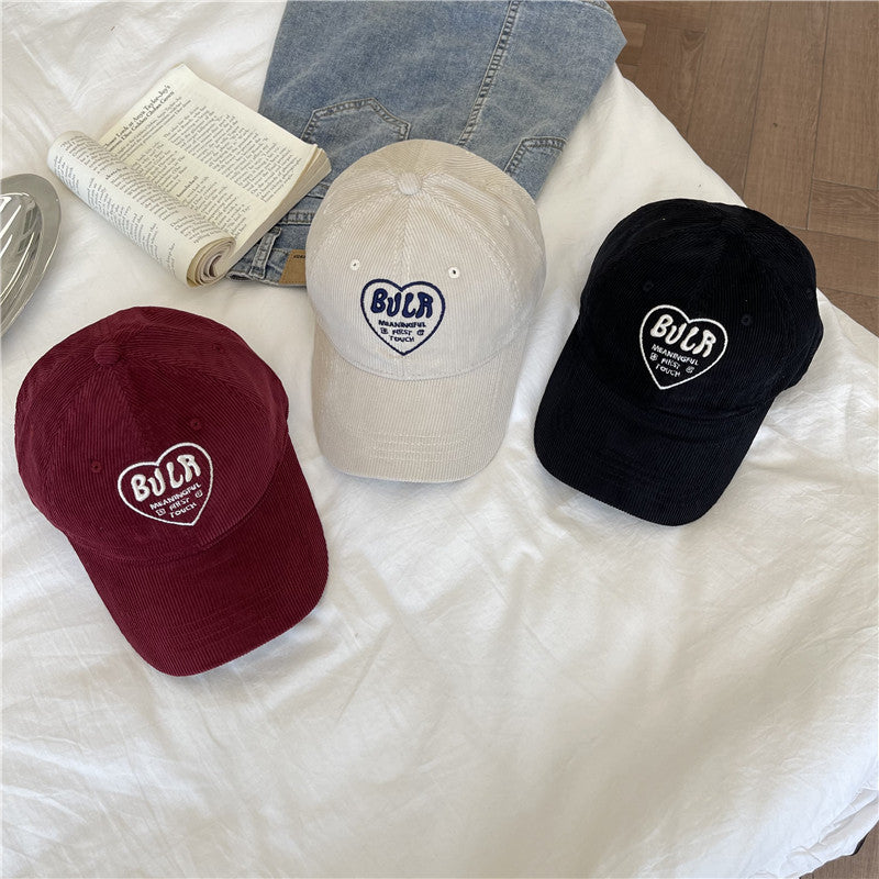 Damen Strukturiertes Corduroy Baseball Cap Brehn