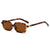 Stylische Übergroße Quadratische -Sonnenbrille
