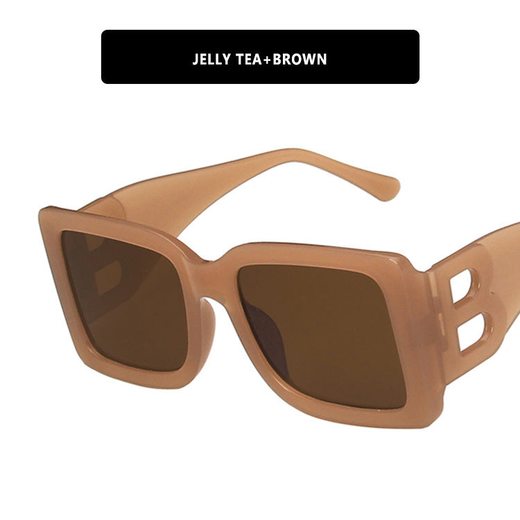Damen modische Sonnenbrille im trendigen Leopardendesign Brehn