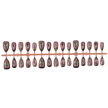 Dekoratives Press-On-Nagelspitzen-Set