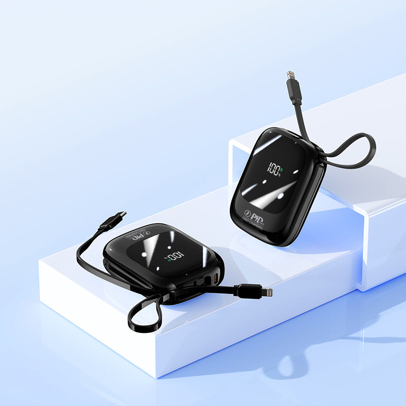 Tragbare Powerbank mit Integrierter Schnellladefunktion und Led-Statusanzeige Brehn