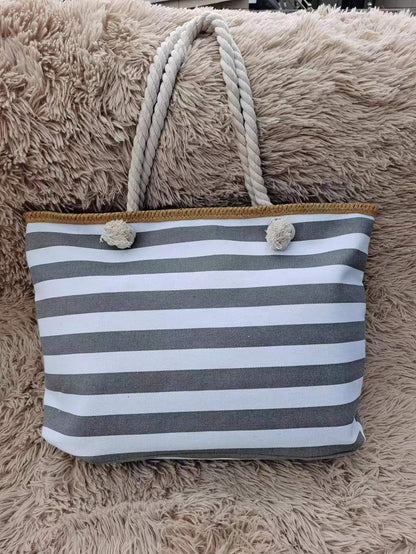 Strandtasche mit Maritimem Streifen Design Brehn