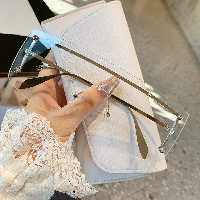 Damen oversized Sonnenbrille mit modernem Rahmen und UV-Schutz Brehn