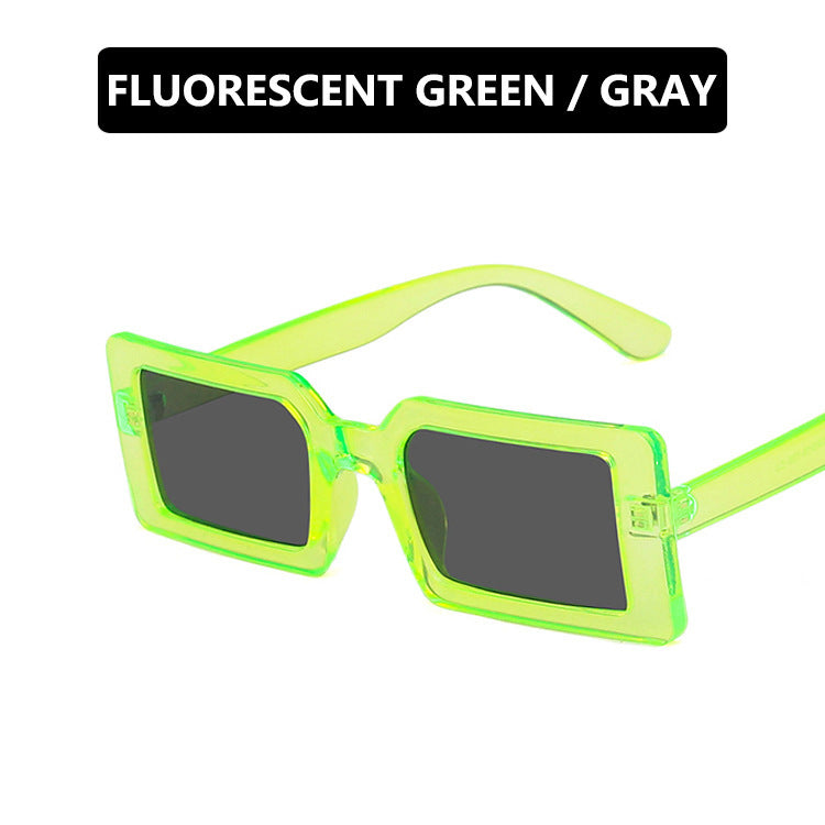 Damen quadratische Sonnenbrille mit modernem, breitem Rahmen und schützendem UV-Filter Brehn