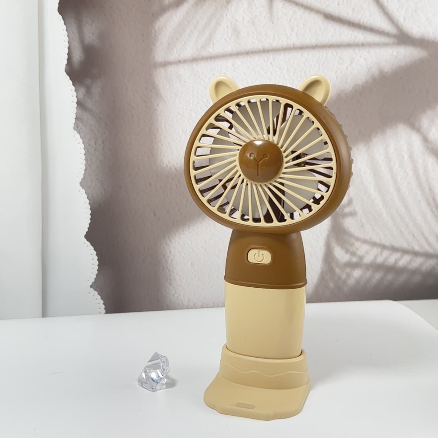 Damen Tragbarer Handventilator mit Tierohren Brehn