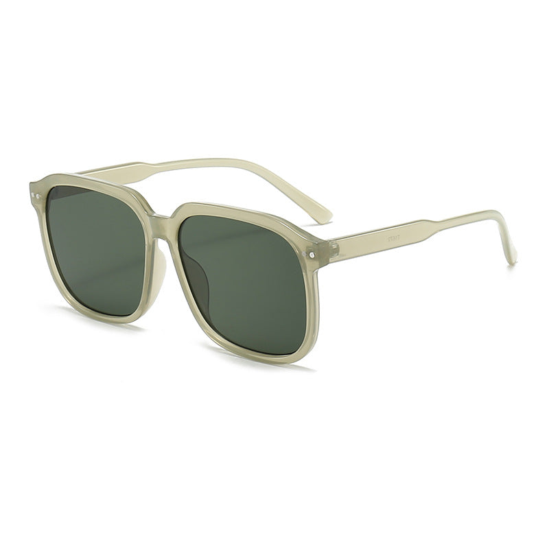 Damen Quadratische Sonnenbrille mit robustem Rahmen und UV-Schutz Brehn