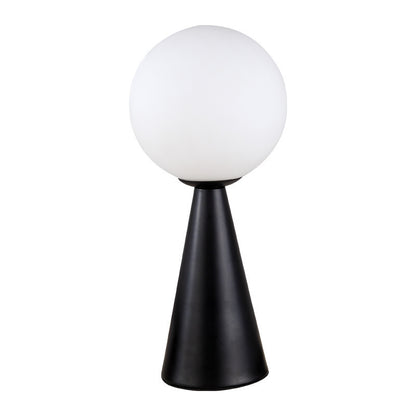 Moderne Minimalistische Tischlampe mit kugelförmigem Schirm