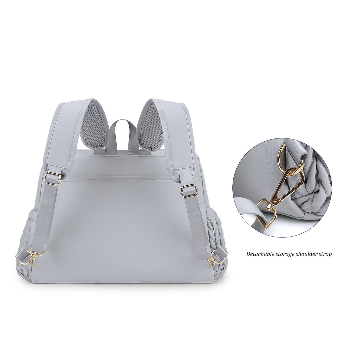 Modischer Rucksack mit Geflochtenem Design Brehn