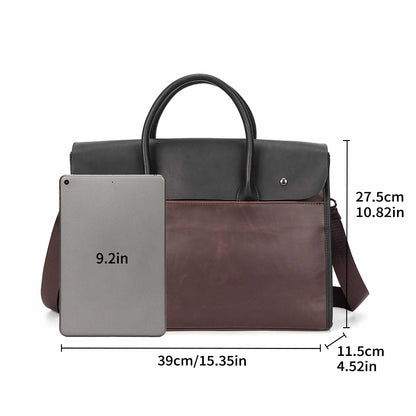 Premium Leder Aktentasche