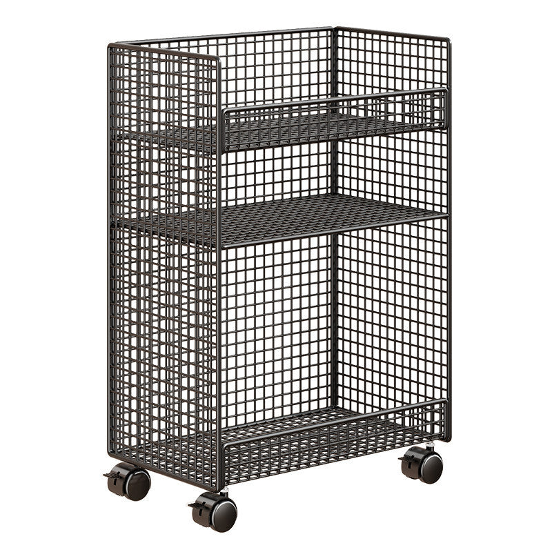 Kompakter vertikaler Drahtgitter-Desktop-Organizer-Regal