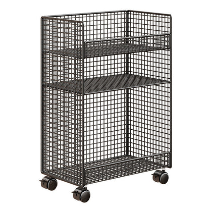 Kompakter vertikaler Drahtgitter-Desktop-Organizer-Regal